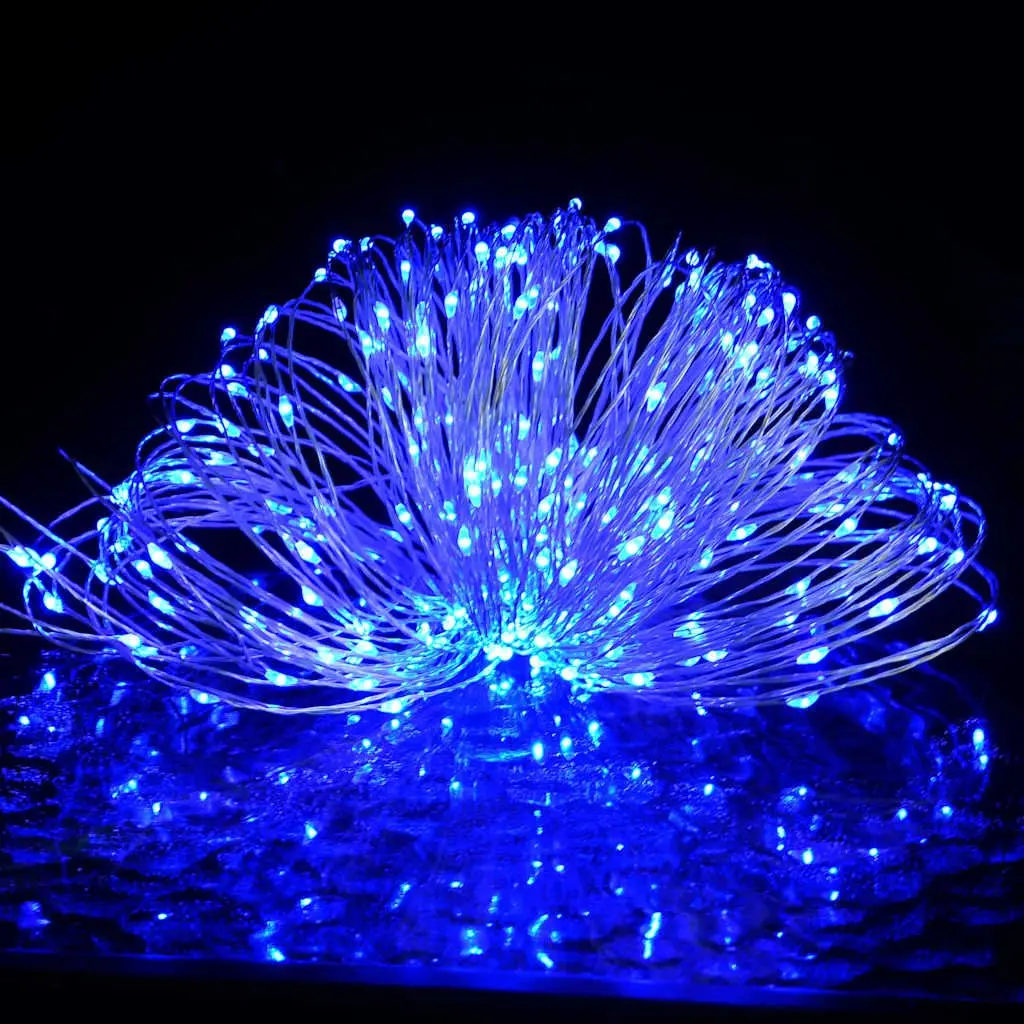 LED String Lights Blue 15m 150 LEDs for Christmas Party Wedding Holiday Decoration