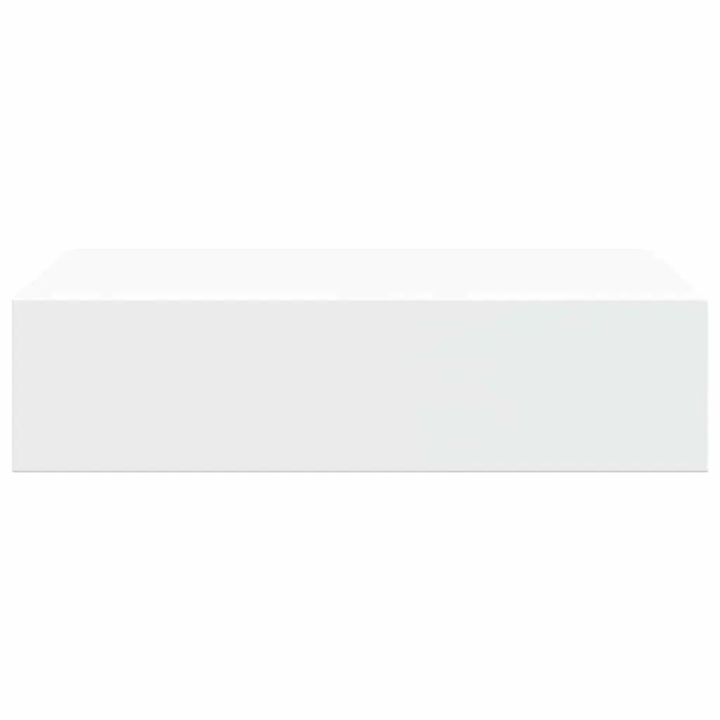 Wall-Mounted Drawer Shelves 2 pcs White Floating Storage Organizer Home Decor