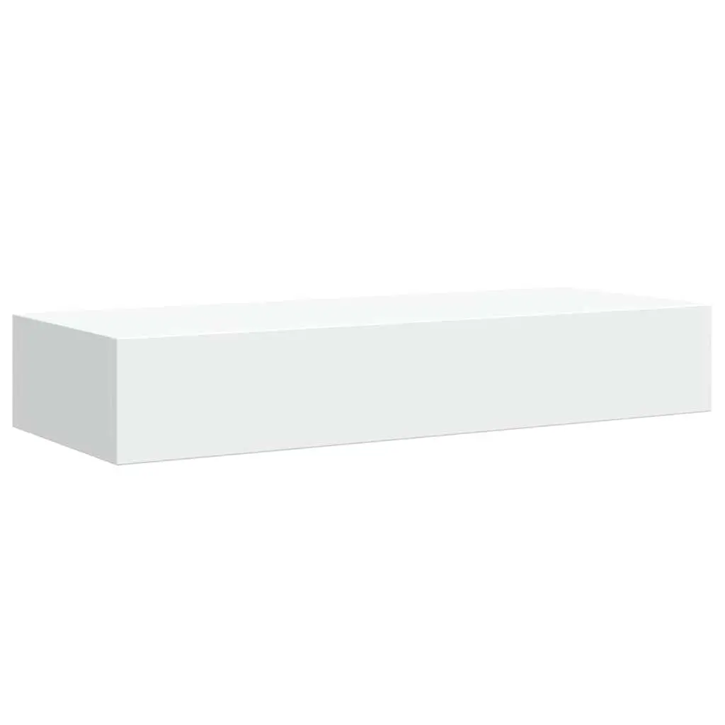 Wall-mounted Drawer Shelf Organizer 60x23.5x10cm White