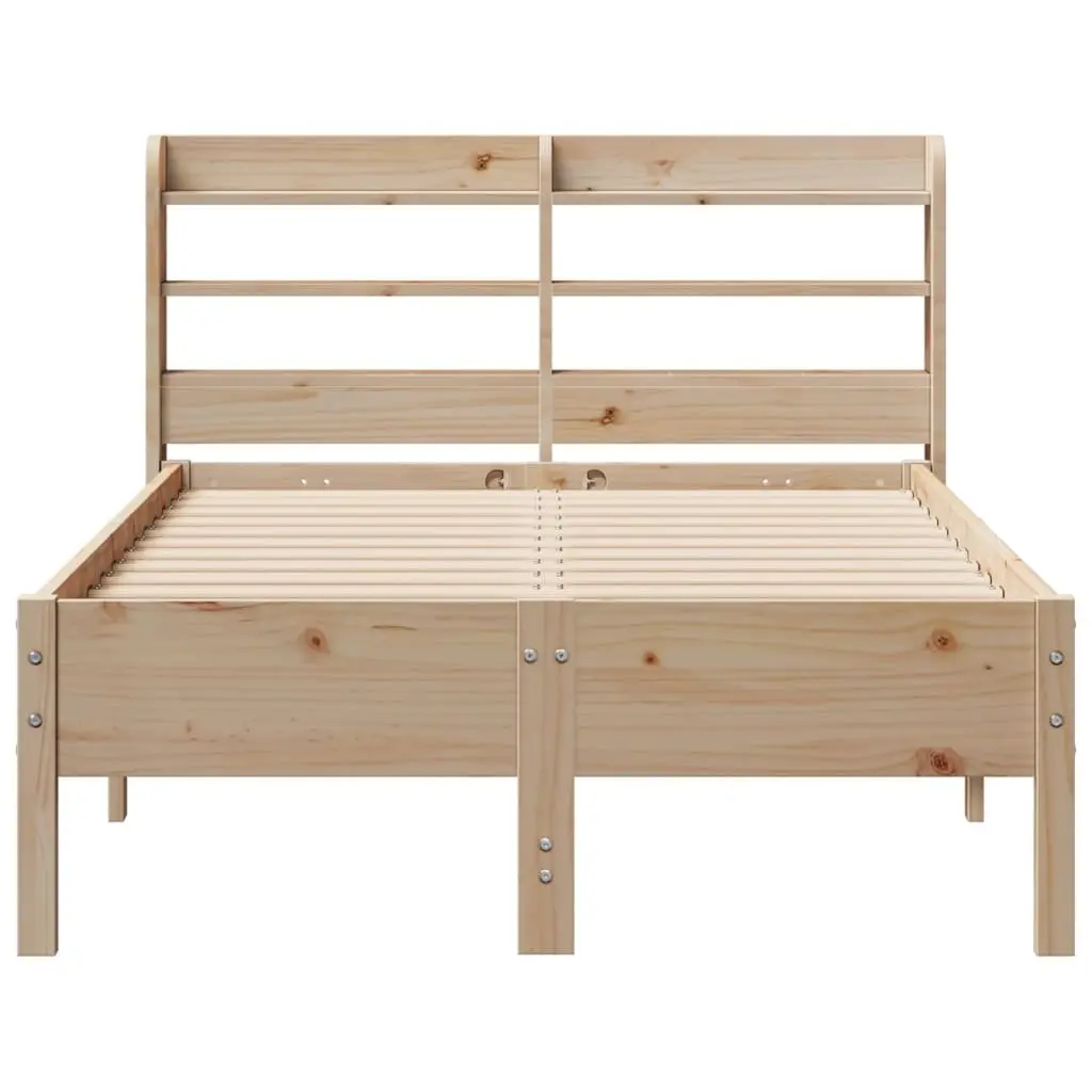 Solid Pine Bed Frame 90x190 cm
