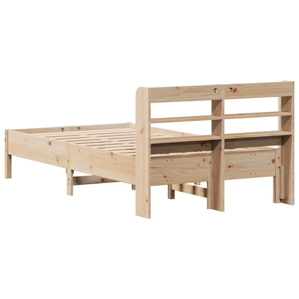 Solid Pine Bed Frame 90x190 cm