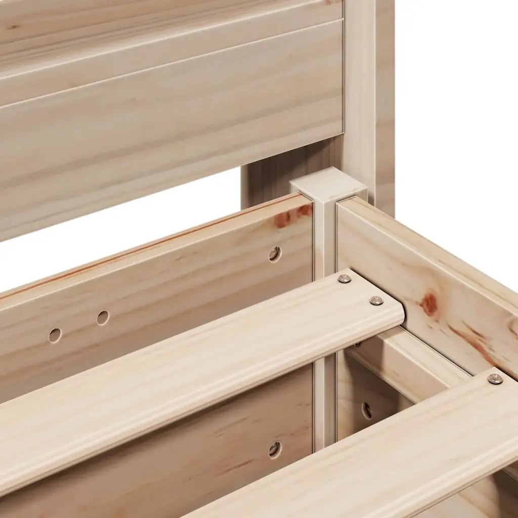 Solid Pine Bed Frame 90x190 cm