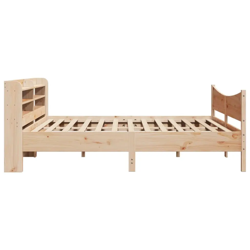Bed Frame with Storage Headboard 180x200cm
