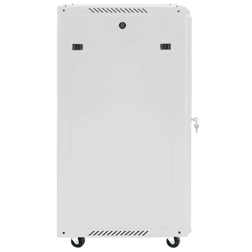Network Cabinet 15U Rack Mount Server Equipment Storage 60x45x86cm Grey