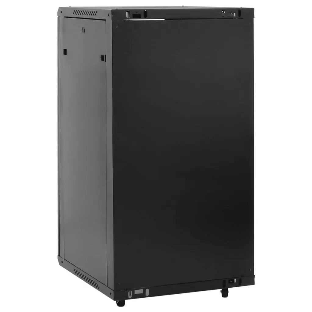 22U Network Cabinet Server Rack Storage 60x60x120cm Black