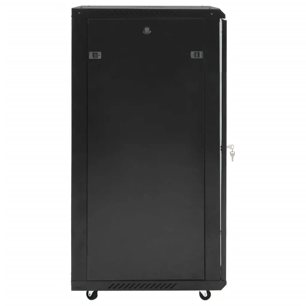 22U Network Cabinet Server Rack Storage 60x60x120cm Black