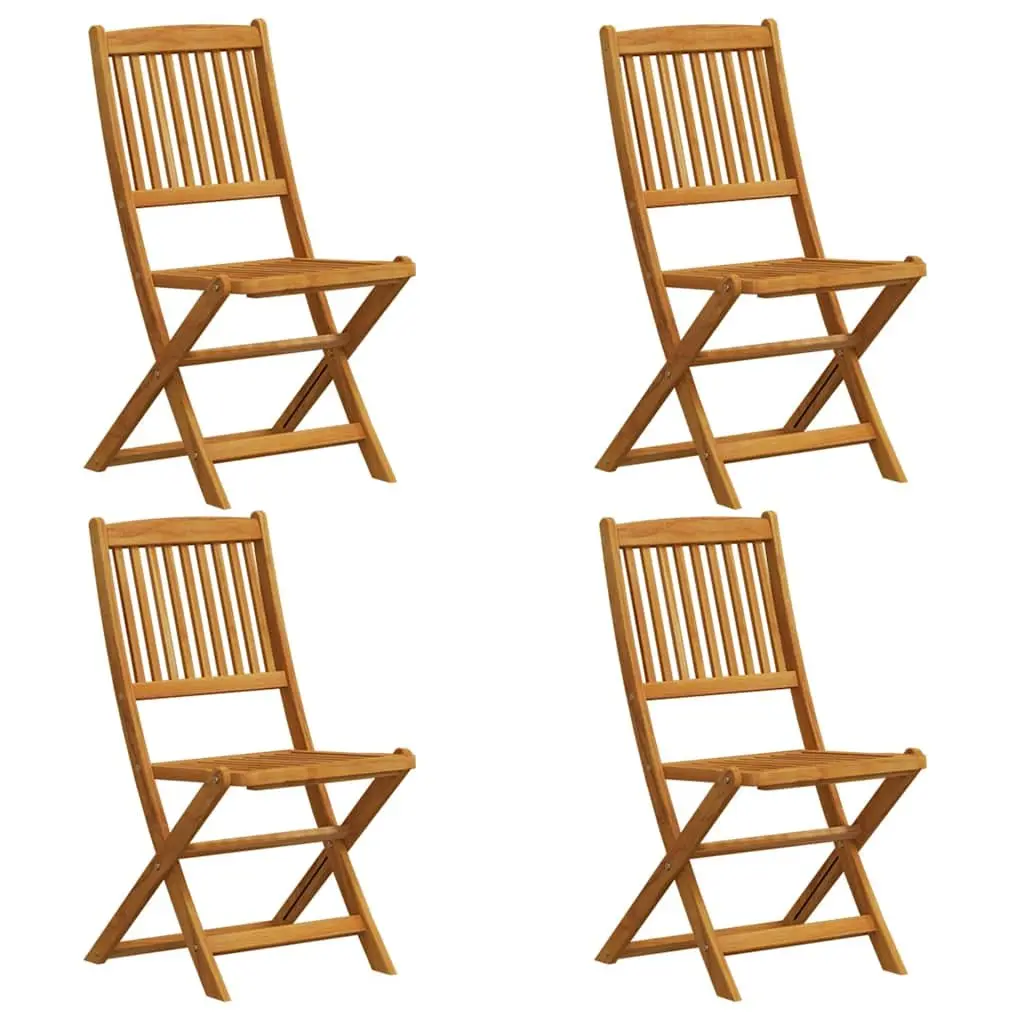 5 Piece Garden Dining Set Outdoor Patio Furniture Solid Eucalyptus Wood Brown