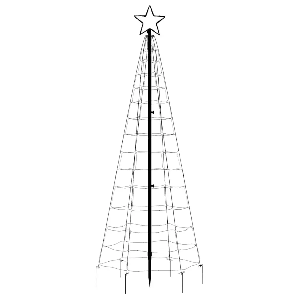 LED Christmas Tree 180cm Warm White Lights Outdoor Garden Display