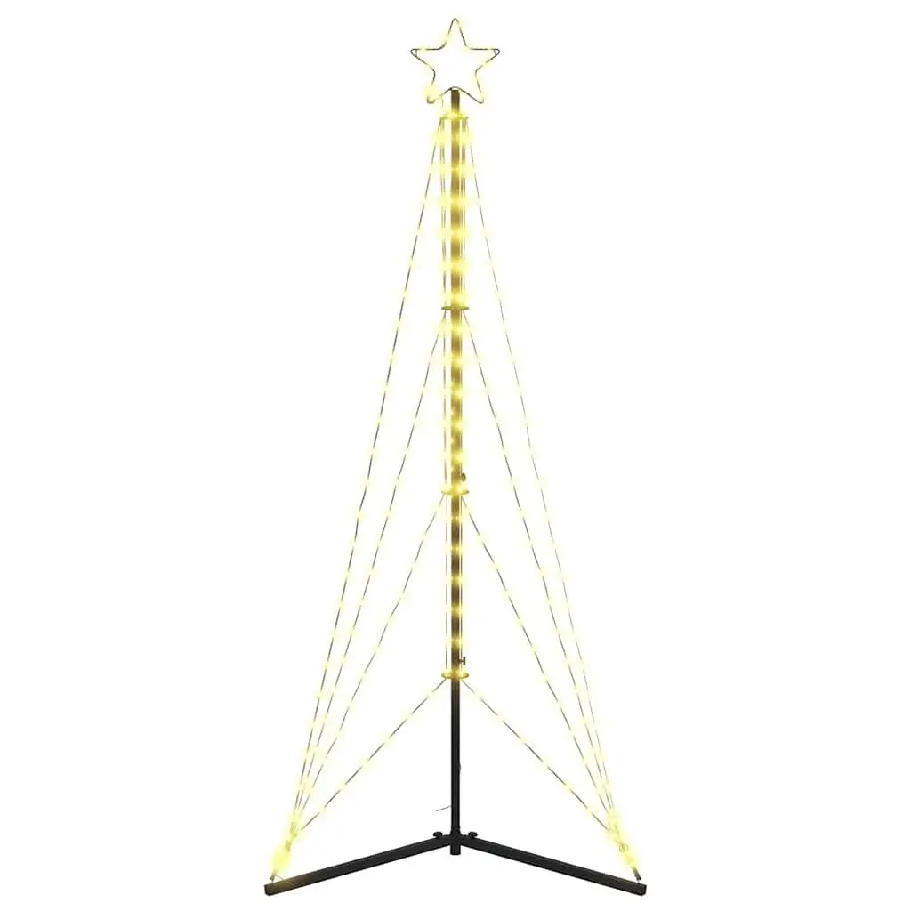 LED Christmas Tree Indoor Outdoor 182cm Warm White 363 Lights 8 Effects