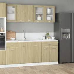 Reliable 4 Piece Kitchen Cabinet Set for Everyday Use
