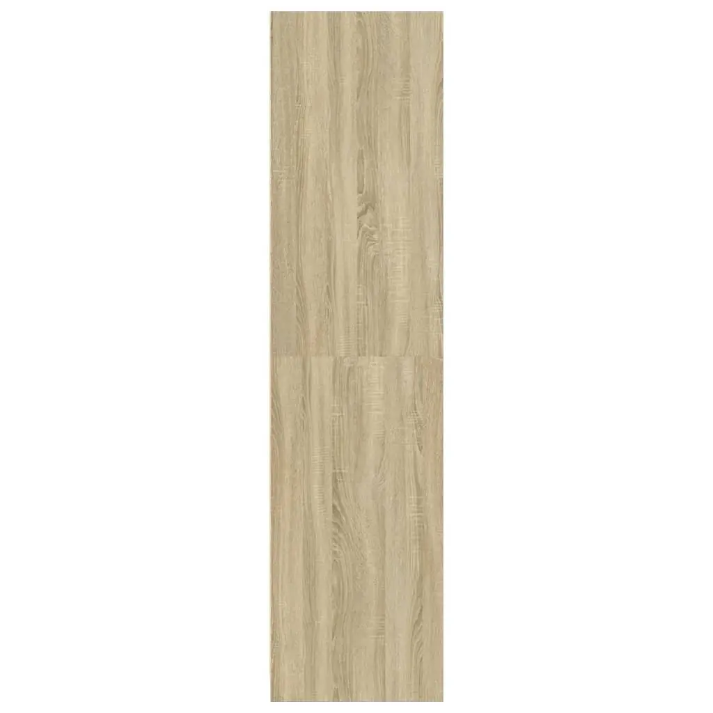 Wardrobe Cupboard Storage Compact 30x50x200cm Brown Engineered Wood