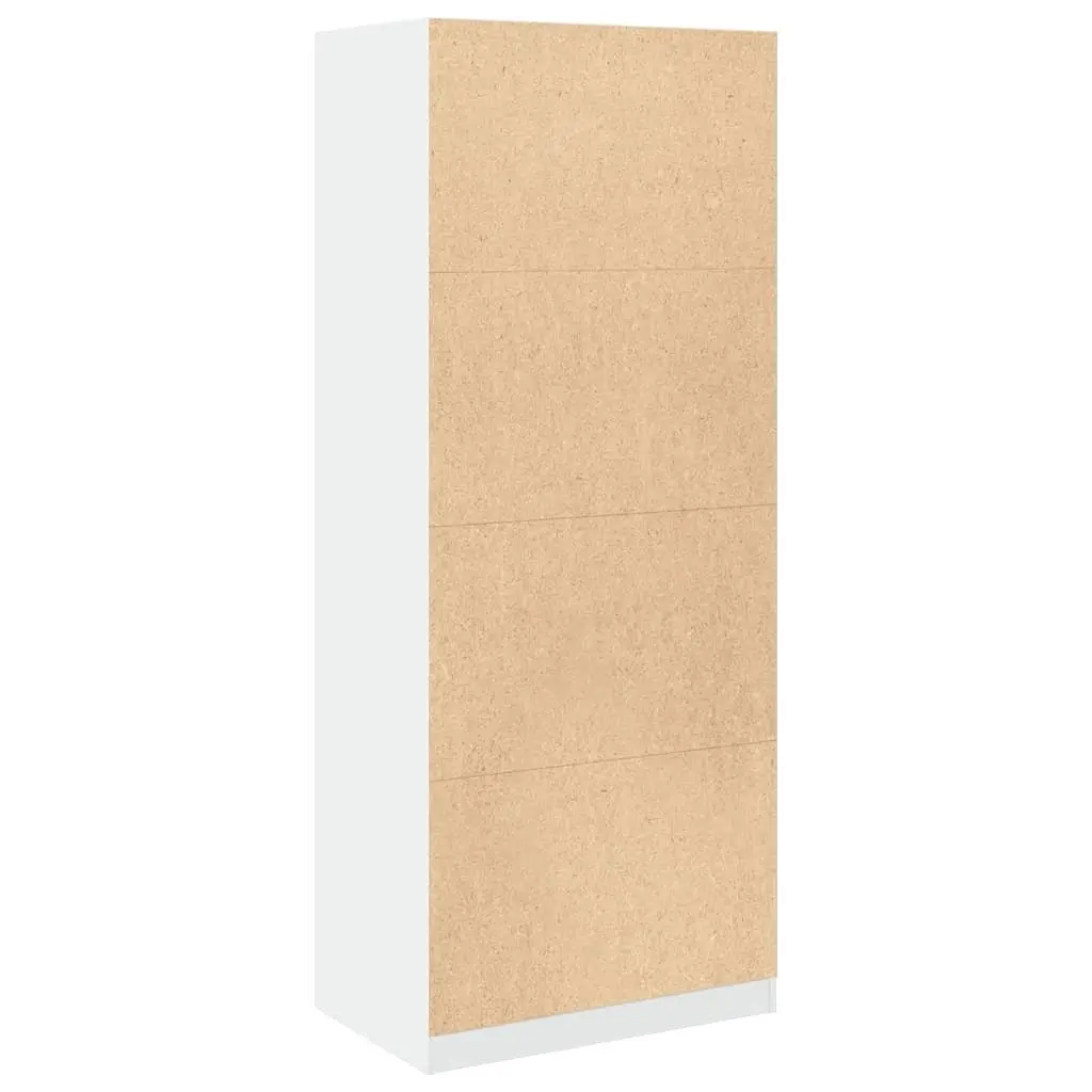 White Wardrobe Cupboard for Clutter-Free Living