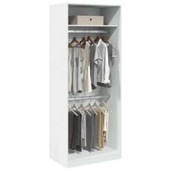 White Storage Cupboard 80x50x200 cm: Practical and Stylish