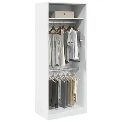 White Storage Cupboard 80x50x200 cm: Practical and Stylish