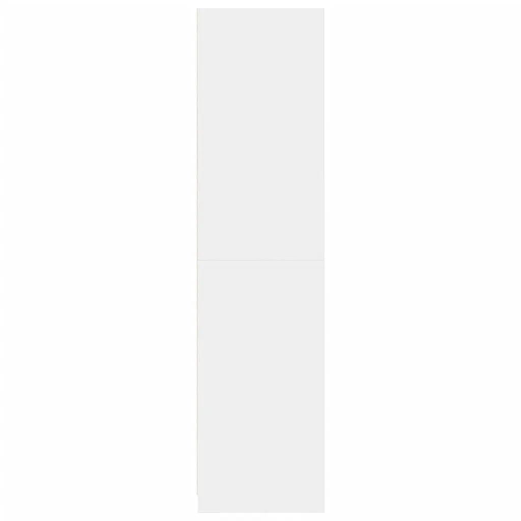 Wardrobe Cupboard Storage 100x50x200cm Engineered Wood White