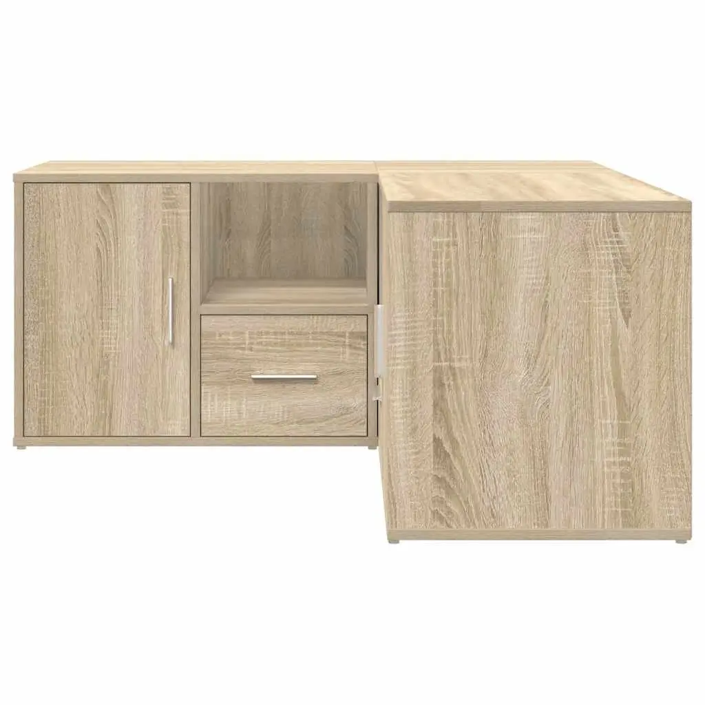 Corner Cabinet Storage Unit Engineered Wood Brown 160x40x45cm