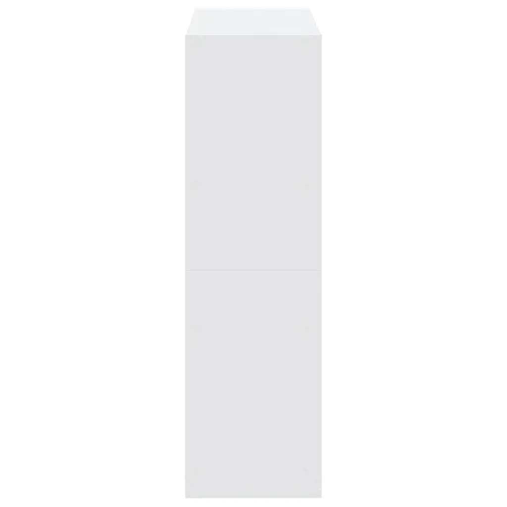 Bookcase Storage Display 102x32x108 cm White 9 Compartment Engineered Wood