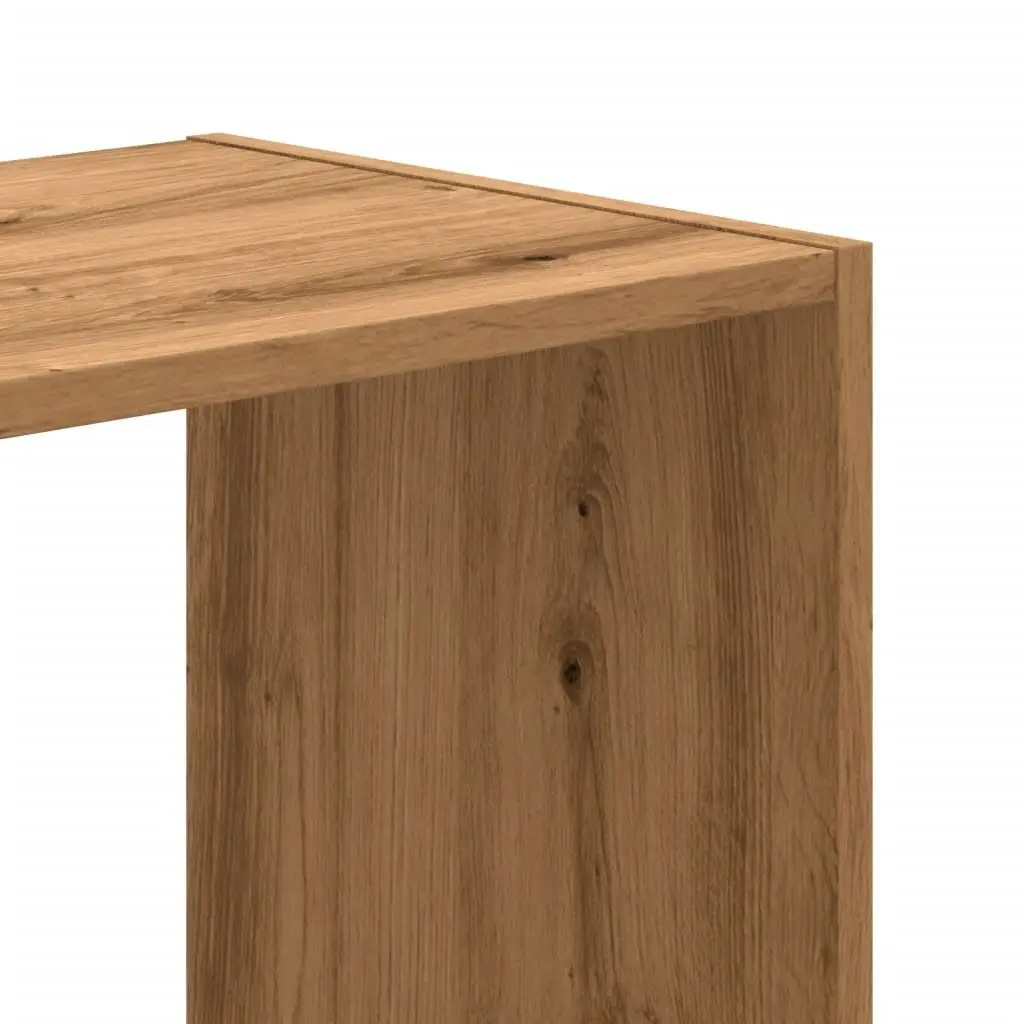 Bookcase Storage Shelving Unit 9 Compartment Brown Engineered Wood