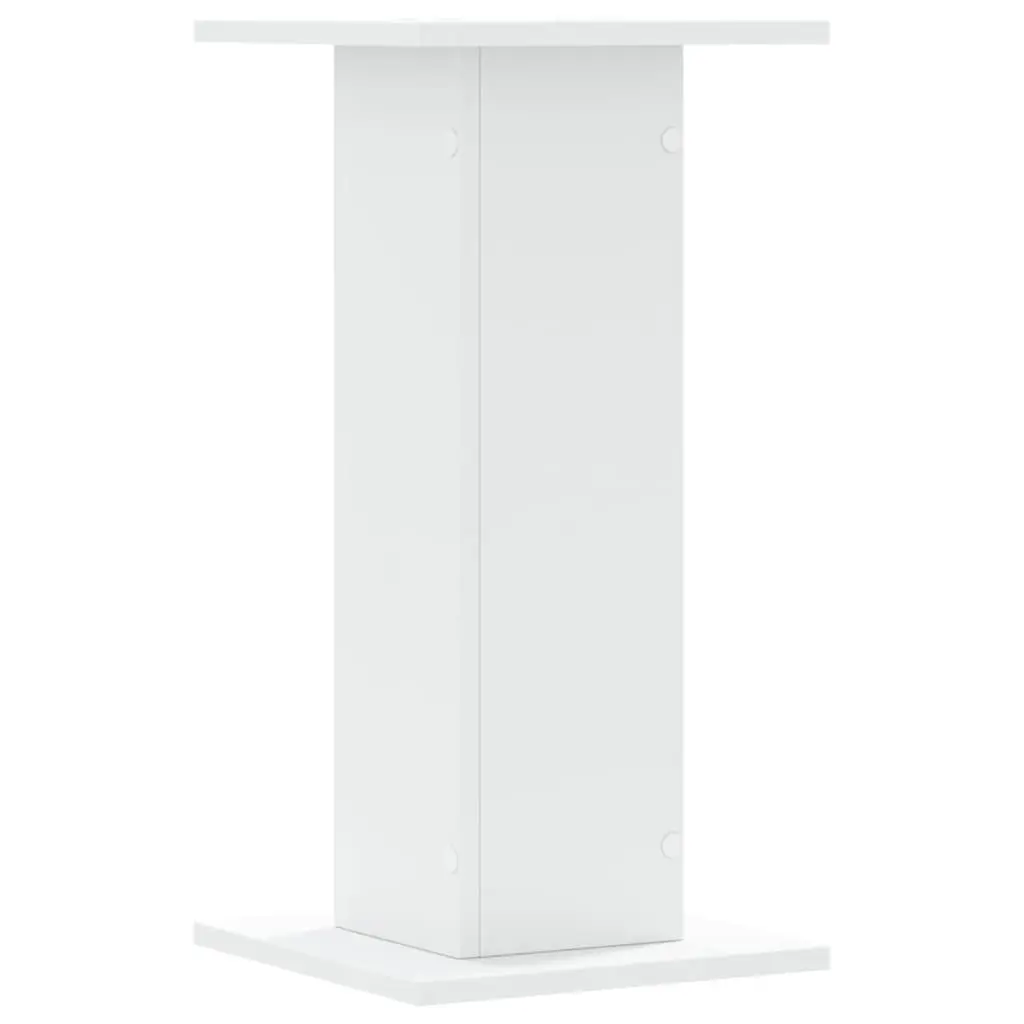 Plant Stands Flower Display Stand 30x30x60 cm White Engineered Wood 2 pcs