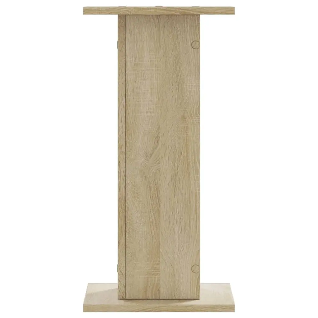 Plant Stands 2 pcs Flower Display Stand 30x30x60 cm Brown Engineered Wood