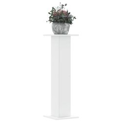 White Plant Stands 30x30x95 cm - 2 pcs for Value and Stability