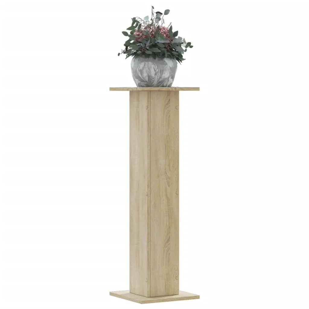 Plant Stands 2 pcs Tall Display Stands 30x30x95 cm Brown Engineered Wood