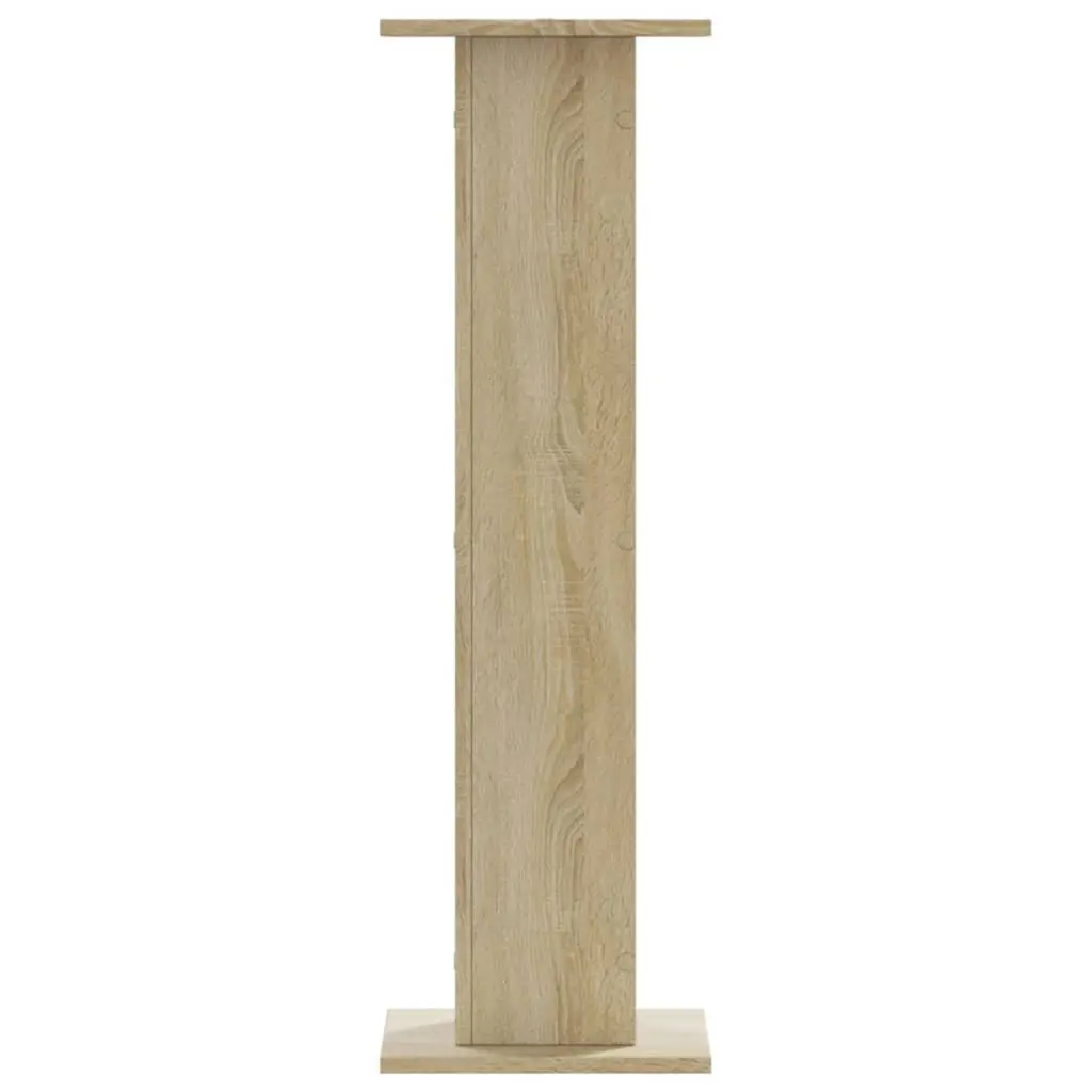 Plant Stands 2 pcs Tall Display Stands 30x30x95 cm Brown Engineered Wood