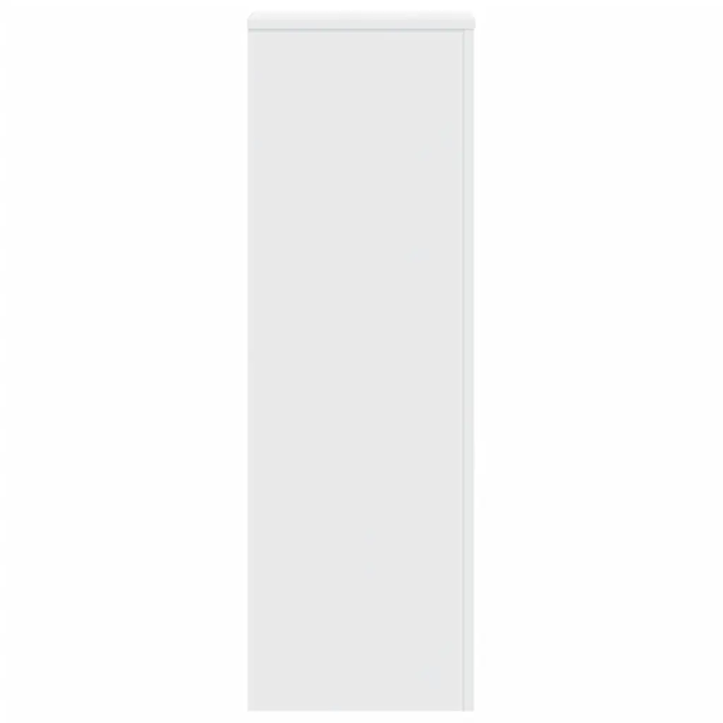 Plant Stands Flower Display Stand 33x33x100 cm White 2 Piece Engineered Wood