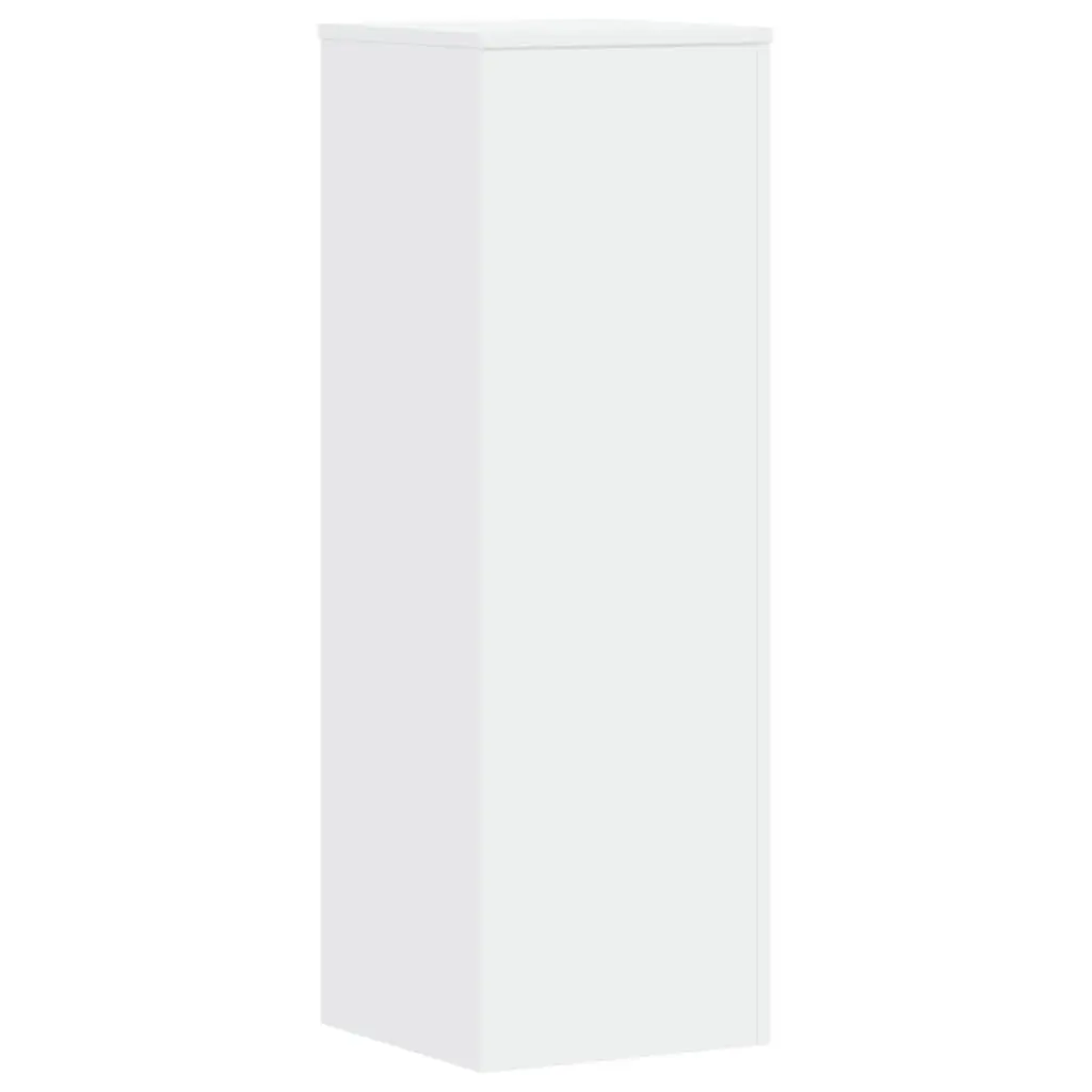 Plant Stands Flower Display Stand 33x33x100 cm White 2 Piece Engineered Wood