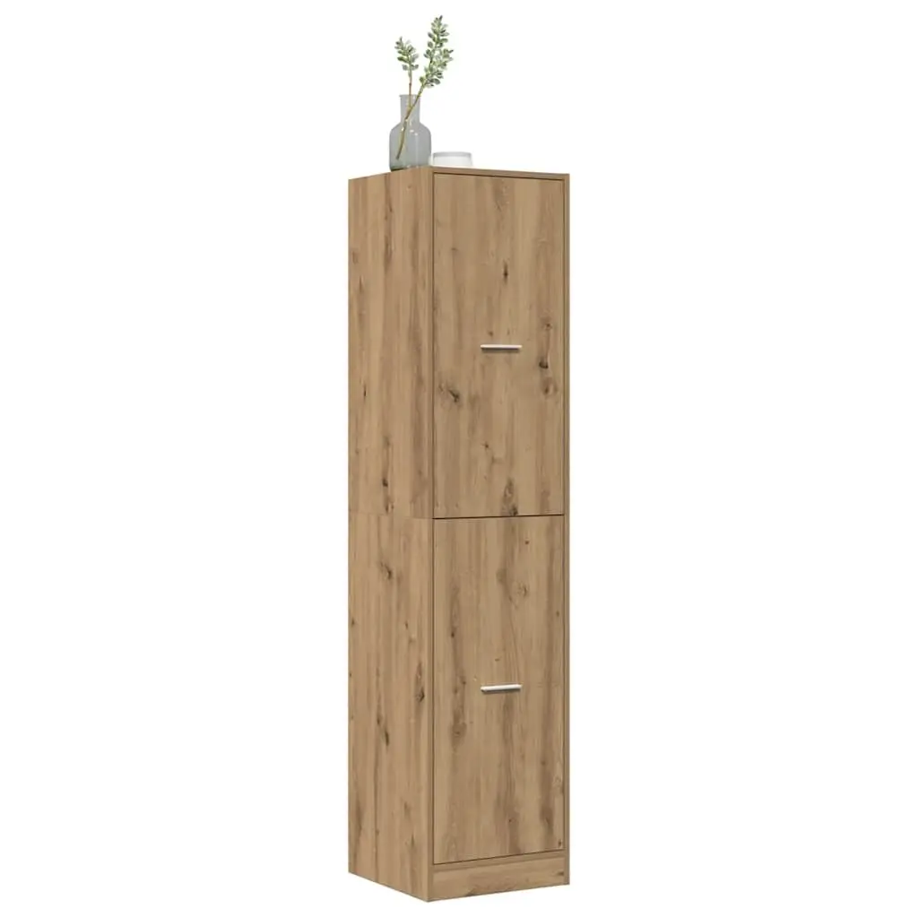 Apothecary Cabinet Storage Organizer Tall Locker Engineered Wood Brown 40 x 41 x 1745 cm