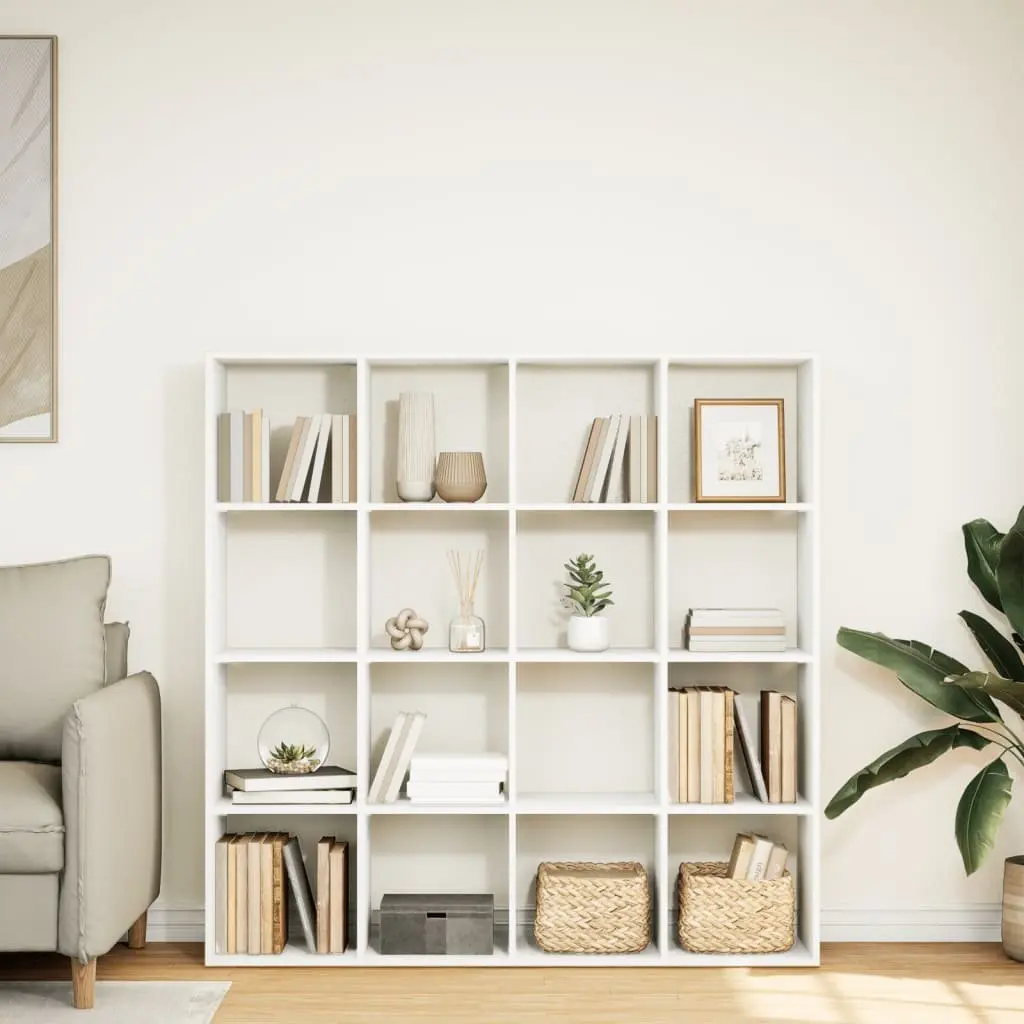 White Book Cabinet for Easy Organization