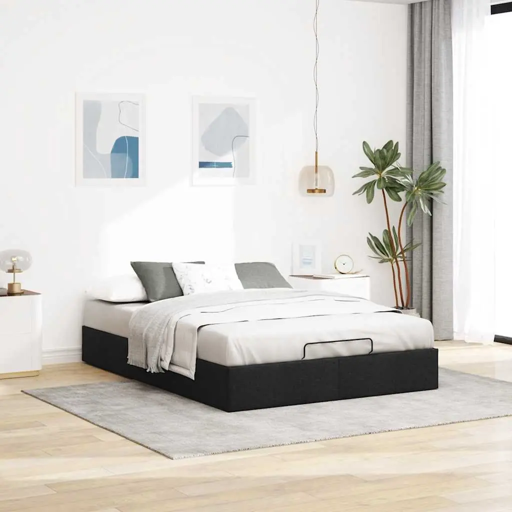Queen Ottoman Storage Bed Frame with Lift Mechanism