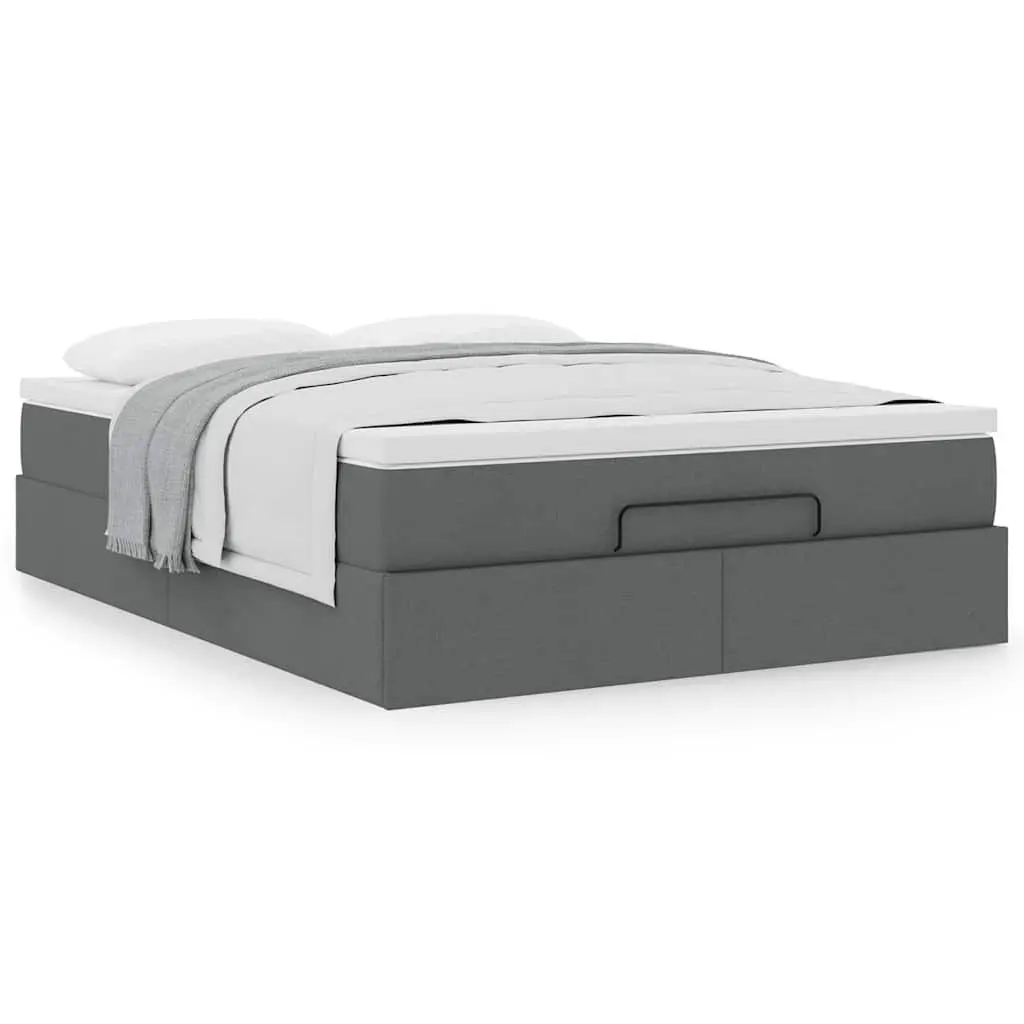 Grey Queen Ottoman Bed