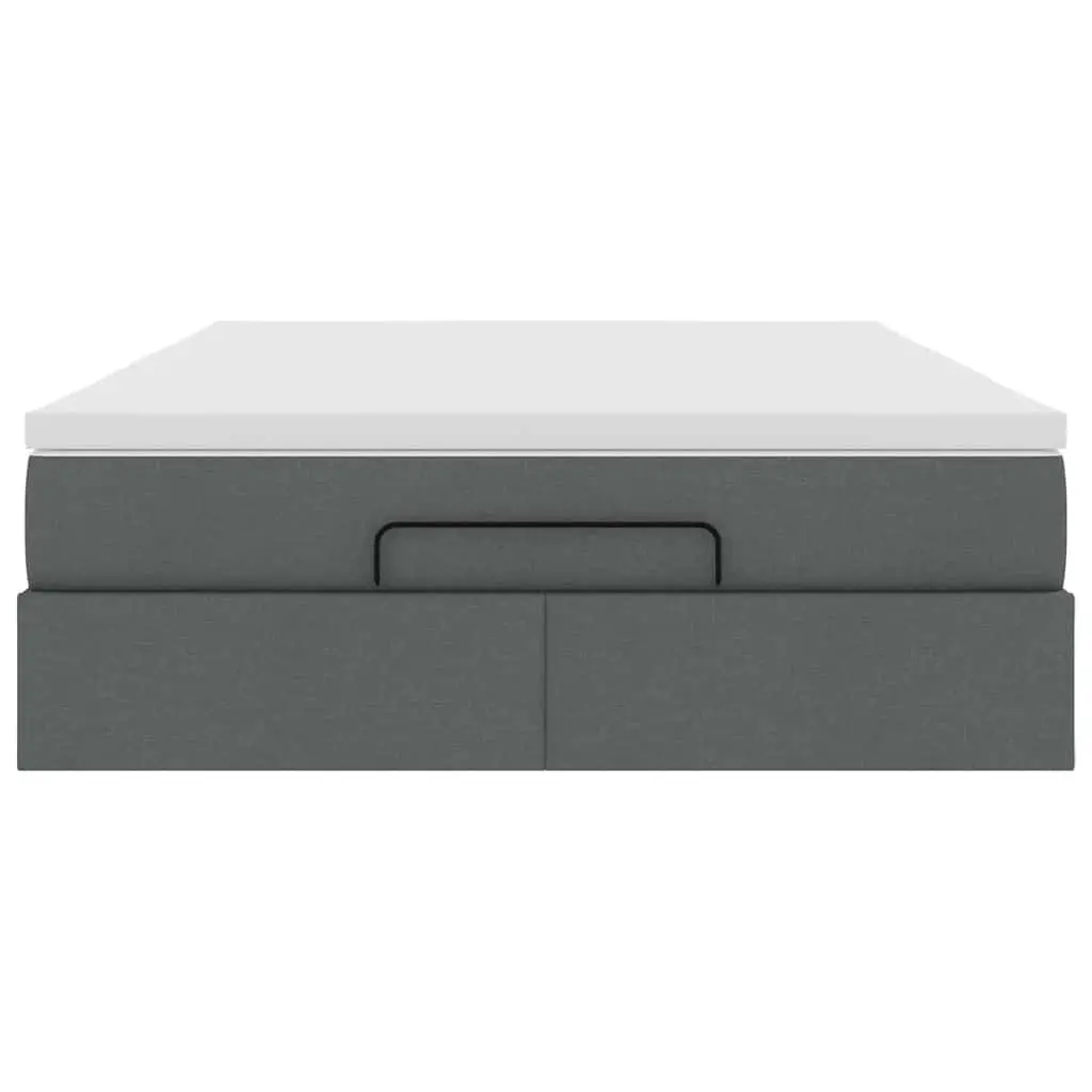 Grey Queen Ottoman Bed