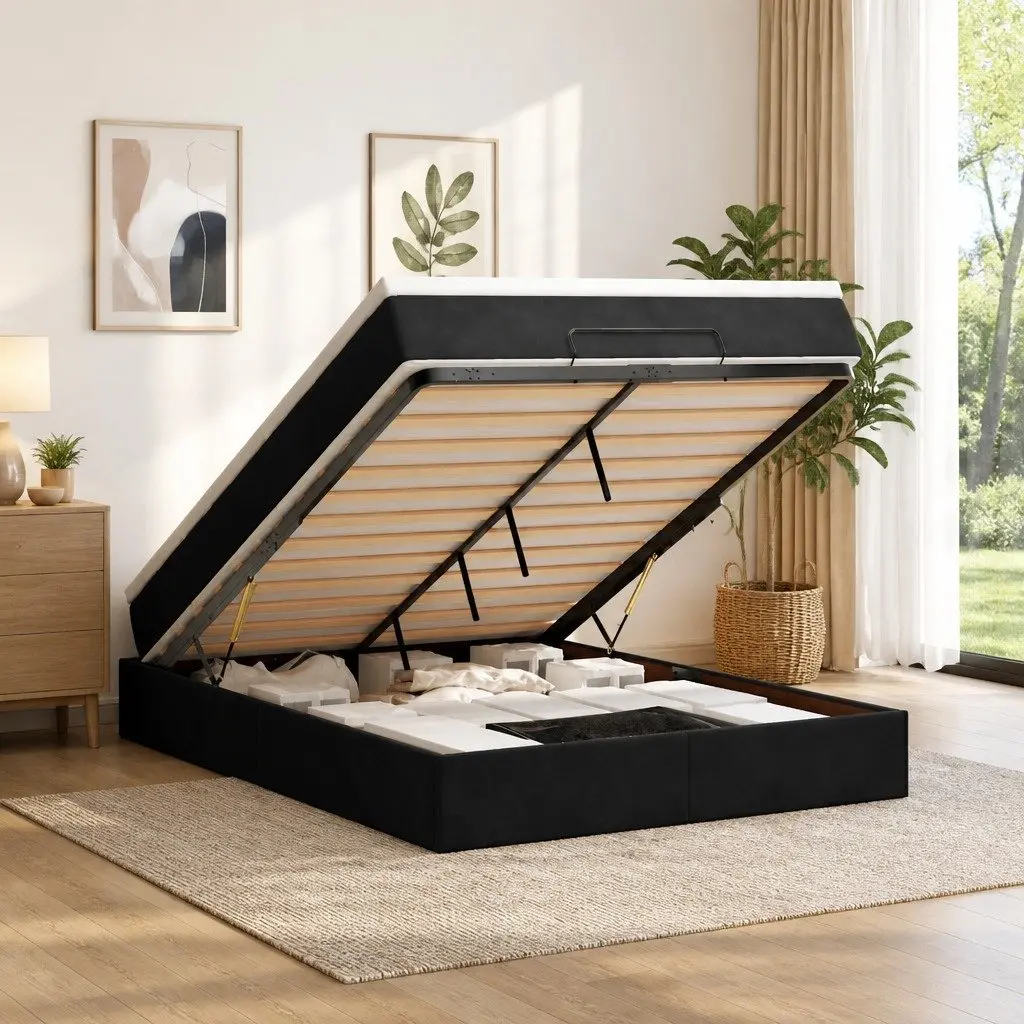 Ottoman Bed with Pocket Spring Mattress
