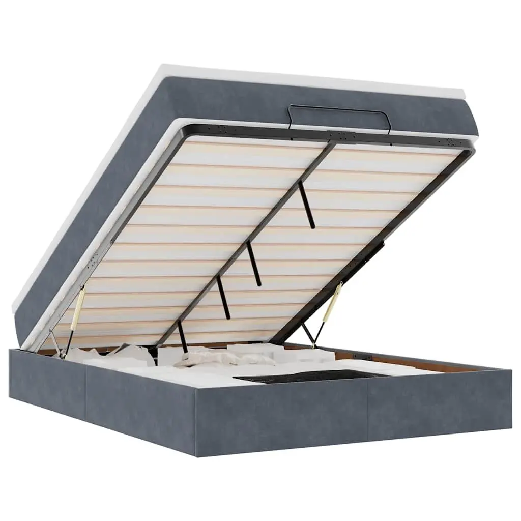Queen Ottoman Bed with Pocket Spring Mattress