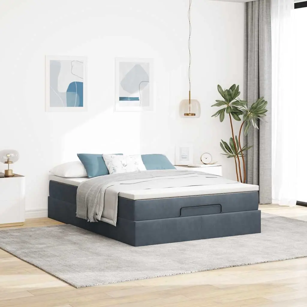 Queen Ottoman Bed with Pocket Spring Mattress