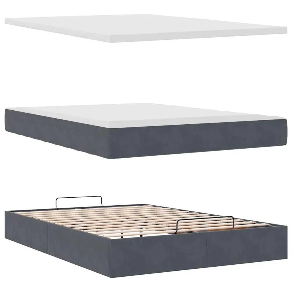 Queen Ottoman Bed with Pocket Spring Mattress