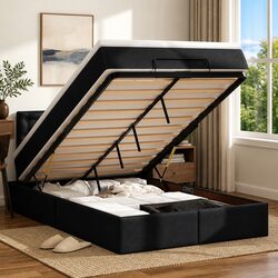 Comfort Meets Practicality in a King Single Ottoman Bed