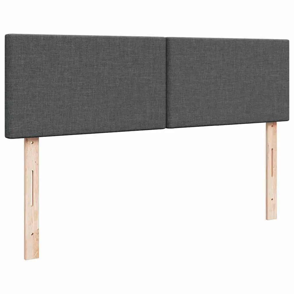 Double Ottoman Storage Bed with Pocket Spring Mattress Grey Fabric Upholstered