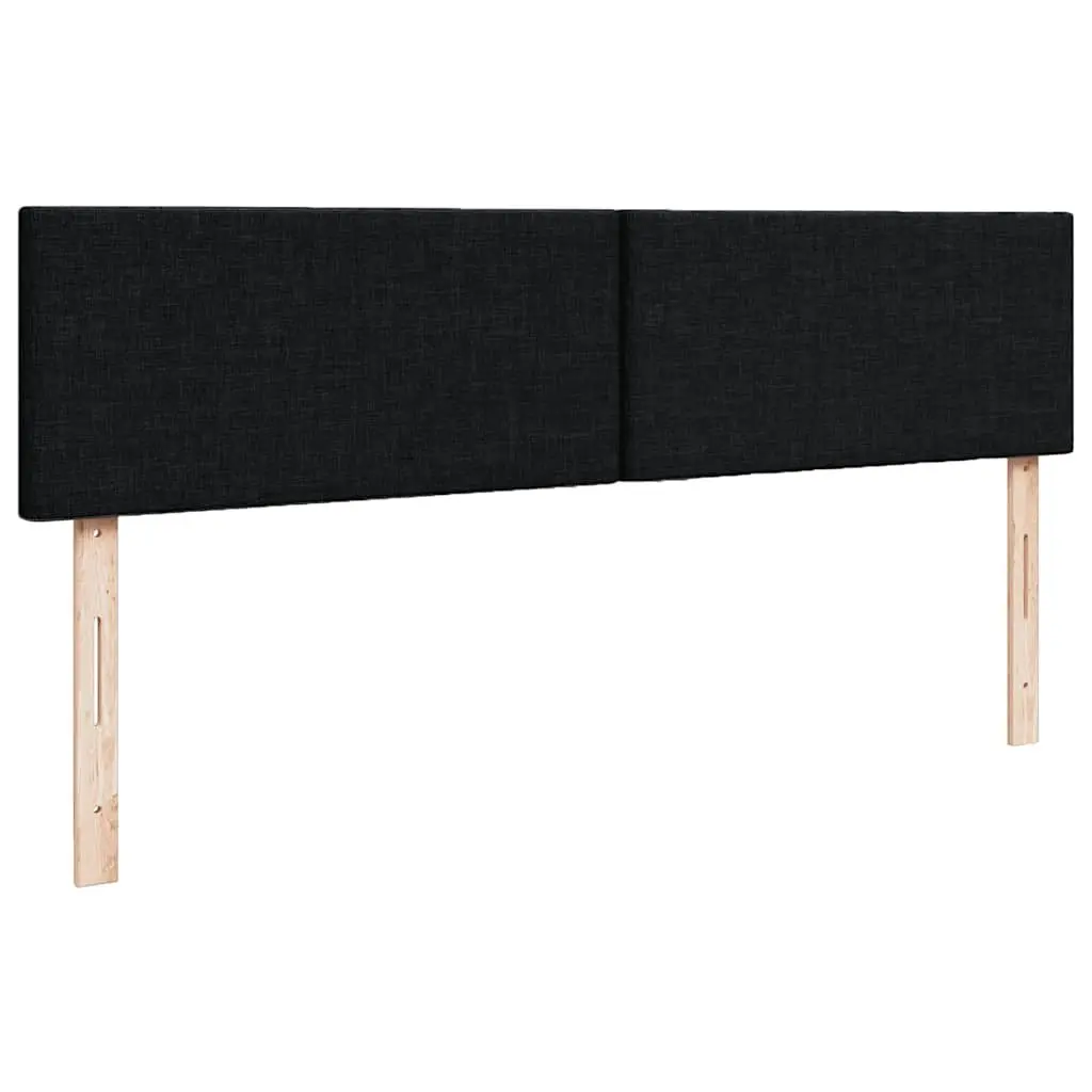 Ottoman Bed Double Storage Upholstered Frame with Mattress Black