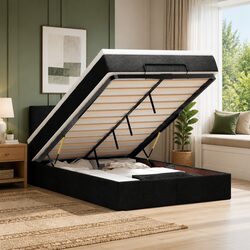 Comfortable Ottoman Bed with Pocket Spring Mattress for Peaceful Nights