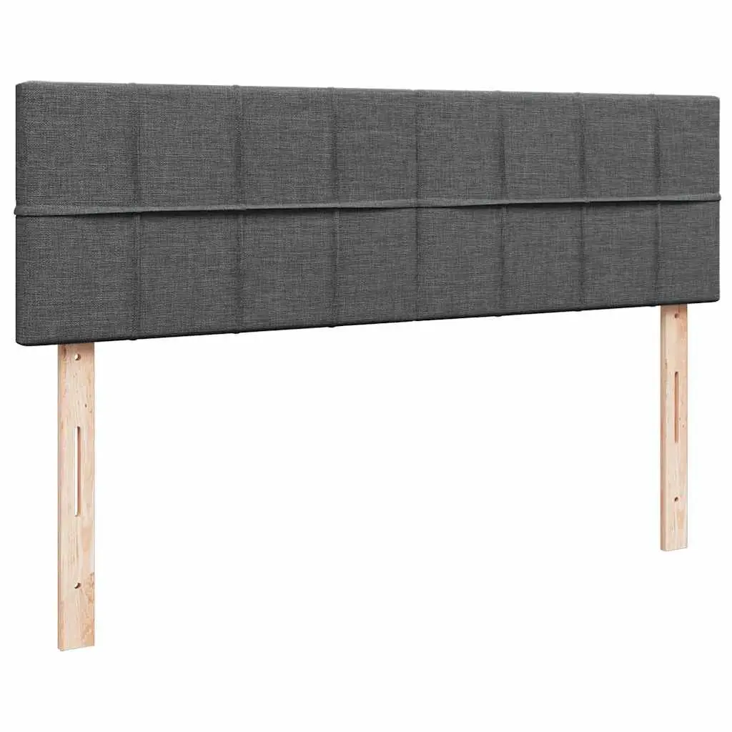 Ottoman Bed Queen Size Storage Grey Fabric with Pocket Spring Mattress