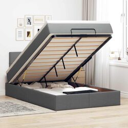 Comfortable King Single Ottoman Bed in Grey
