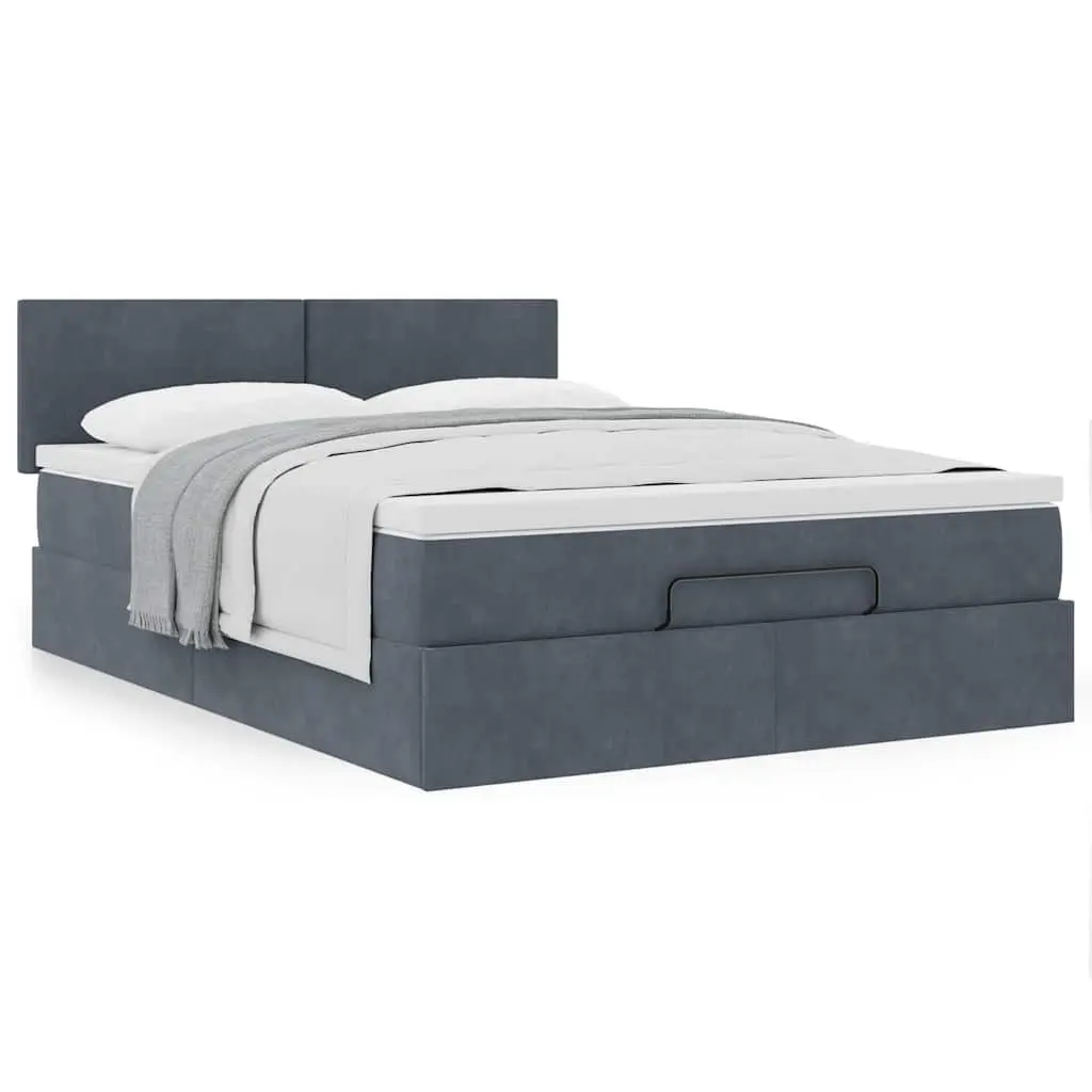 Ottoman Bed with Pocket Spring Mattress Storage