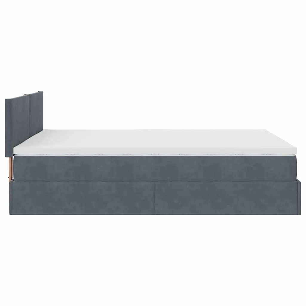 Ottoman Bed with Pocket Spring Mattress Storage