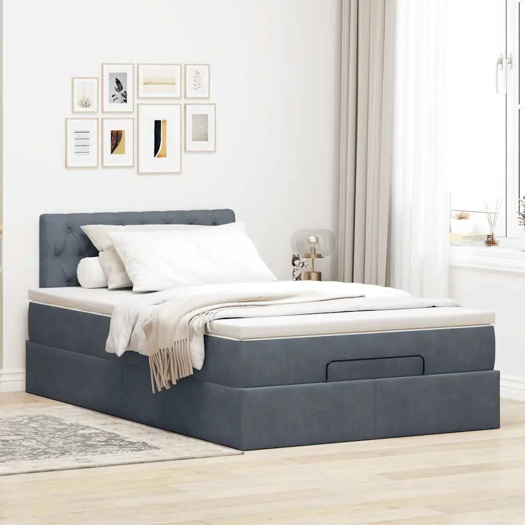 King Single Ottoman Bed with Storage & Mattress