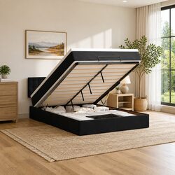 Comforting Double Ottoman Bed with Practical Features