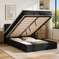 Value-Focused King Ottoman Bed with Pocket Spring Comfort