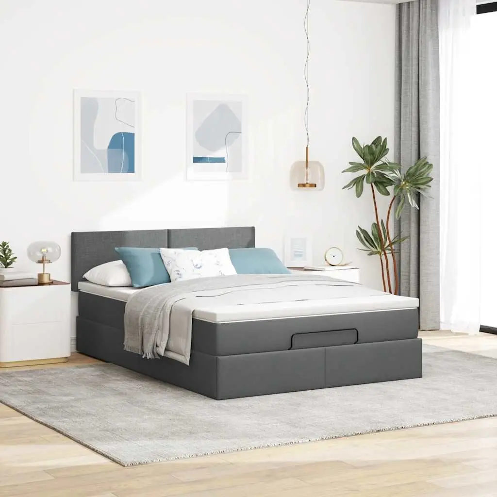 Ottoman Bed with Pocket Spring and LED Options